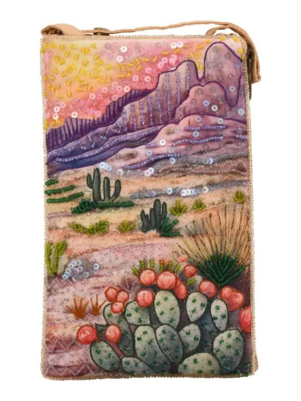 Beaded Phone Crossbody Bag.